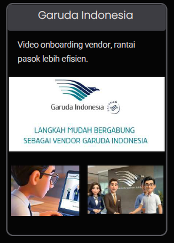 Cuplikan solusi untuk Garuda Indonesia
